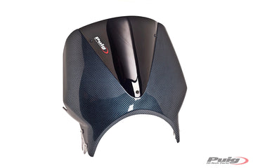 KAWASAKI W 230 [2025] - Vision Windschild | Carbon-Optik / Schwarz | PUIG 003CN