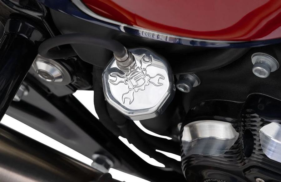 Harley-Davidson FLHCS 1923 Softail Heritage Classic 117 [2026] - Belüfteter Messstab – Oberfläche: Silber – Bild 3