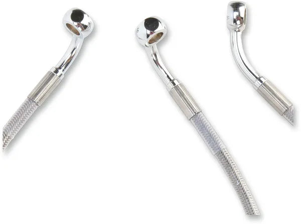 Harley Davidson Flhtcui [DRAG SPECIALTIES] - Stainless Steel Brake Line Kit, Extended