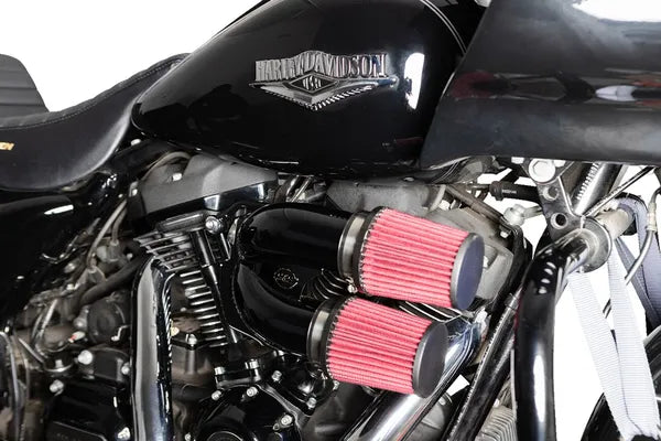 Harley-Davidson FLSTFI 1923 Softail Fat Boy Gray Ghost 117 [2025] - Tuned Induction Luftfilterkit – Oberfläche: Schwarz – Bild 9