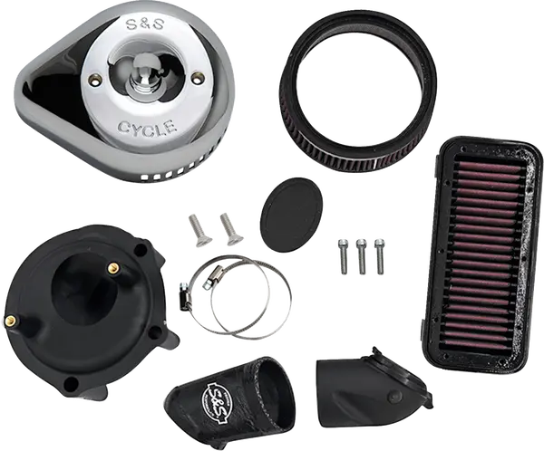 Indian CHALLENGER 108 Limited [2025-2026] - Stealth Luftfilter-Kit mit Abdeckung – Oberfläche: Silber – Bild 2