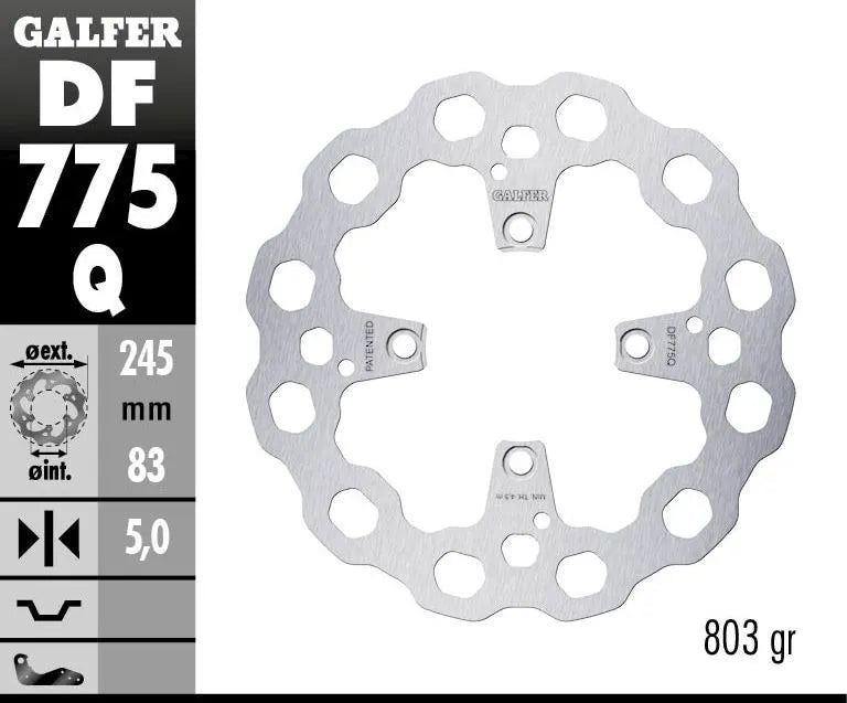 Ducati Streetfighter V4 1100 [2023, 2025, 2022] - Cubiq brake disc - picture 2