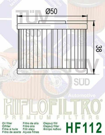 Honda XL 600 RM [HiFlofiltro] - oil filter - 0