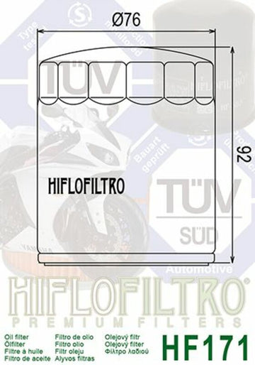 Harley -Davidson Street Bob 114 FXBBS [HiFlofiltro] - oil filter - 0