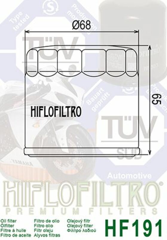 Triumph Speed ​​Triple 885i [HiFlofiltro] - oil filter