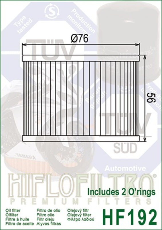 Triumph Thunderbird Sport 900 [HiFlofiltro] - oil filter