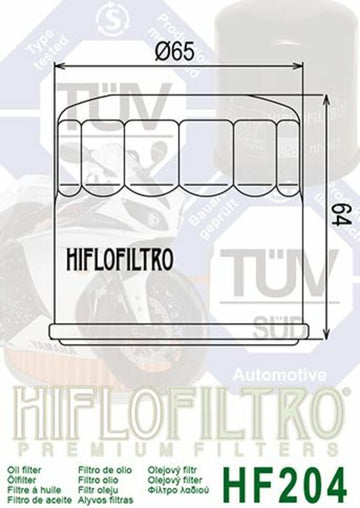 Yamaha Tenere 700 DM09 [HiFlofiltro] - oil filter - 0
