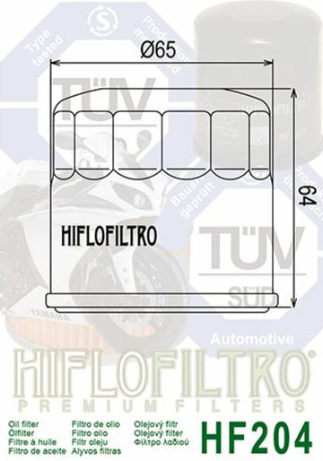 Triumph Tiger 900 Rally TIG900 [HiFlofiltro] - Racing oil filter - 0