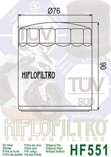Moto Guzzi Norge 1200 [HiFlofiltro] - oil filter - 0