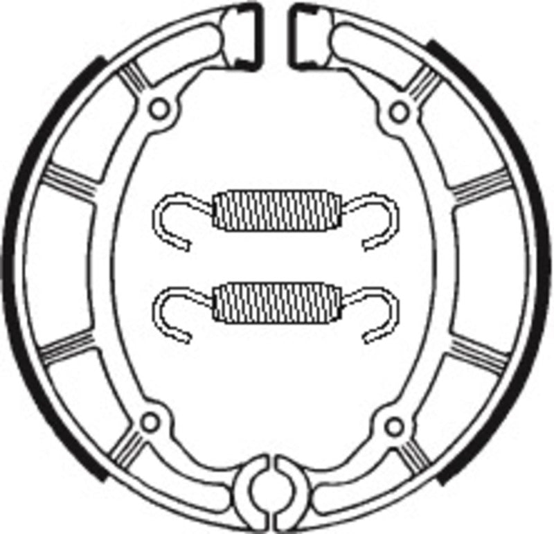 Yamaha Xvs 650 [TECNIUM] - Street Organic Brake Shoes - BA065