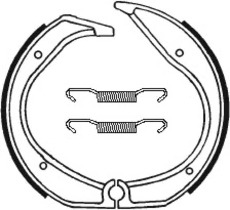 Bmw R 80 Rt 247 [TECNIUM] - Street Organic Brake Shoes - BA140
