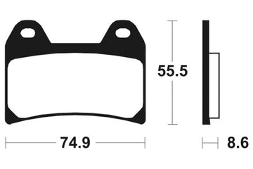 Moto Guzzi Stelvio 1200 [Tecnium] - sinter metal brake pads - 0