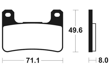 Kawasaki Z 900 RS ZR900C [Tecnium] - brake pads - 0