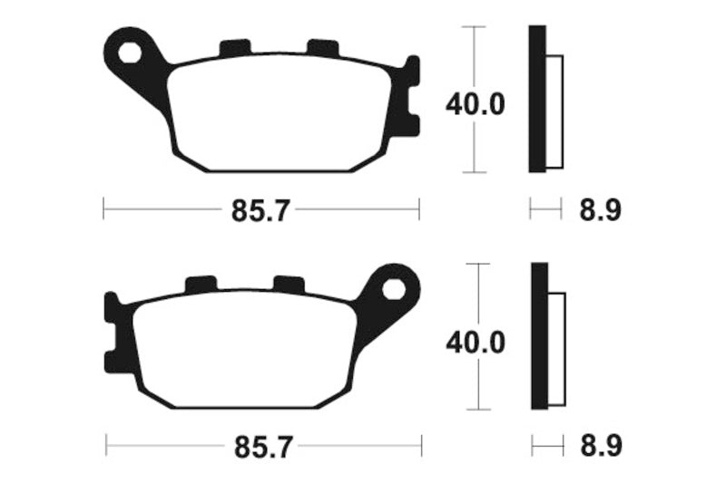 Honda NT 1100 SC76 [TECNIUM] - sinter metal brake pads