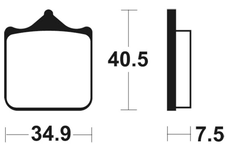 Ducati 749 [TECNIUM] - Professional Racing Sintered Metal Brake Pads - MSR262