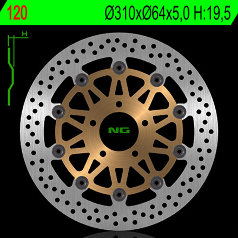 Suzuki Gsf 400 Bandit [NG BRAKE DISC] - round floating brake disc