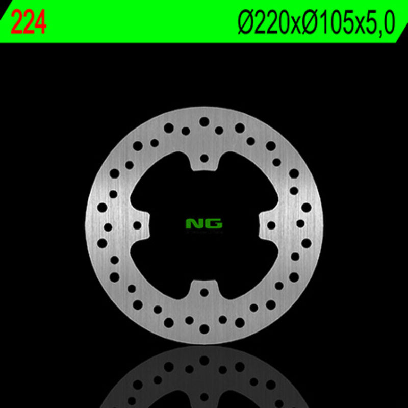 Honda Slr 650 [NG BRAKE DISC] - round rigid brake disc