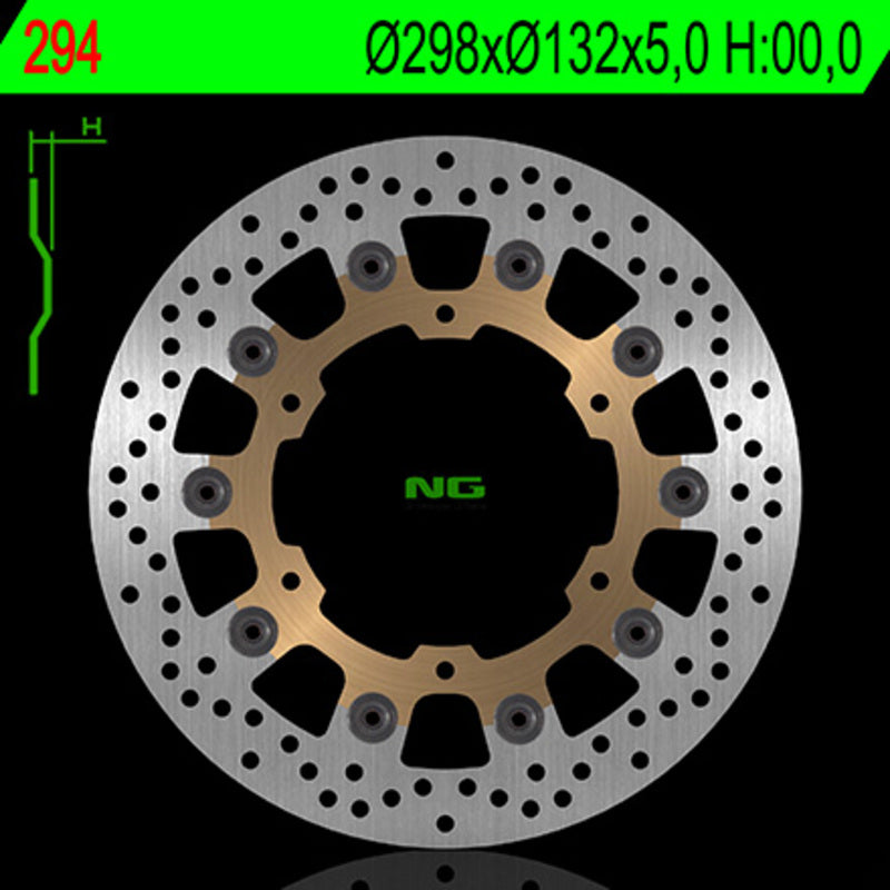 Yamaha Xvs 1100 [NG BRAKE DISC] - round floating brake disc