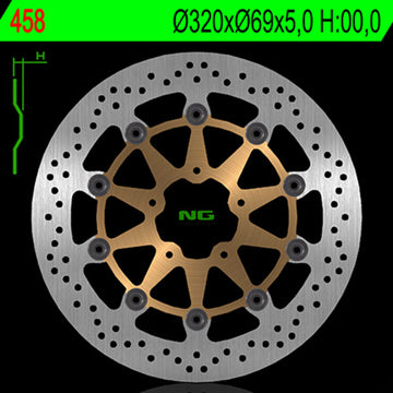 Suzuki Gsx 1300 Hayabusa [NG BRAKE DISC] - round floating brake disc