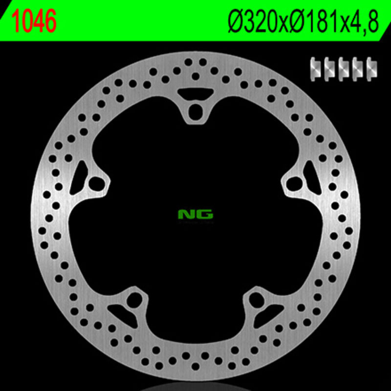 Bmw K 1300 Gt [NG BRAKE DISC] - round rigid brake disc