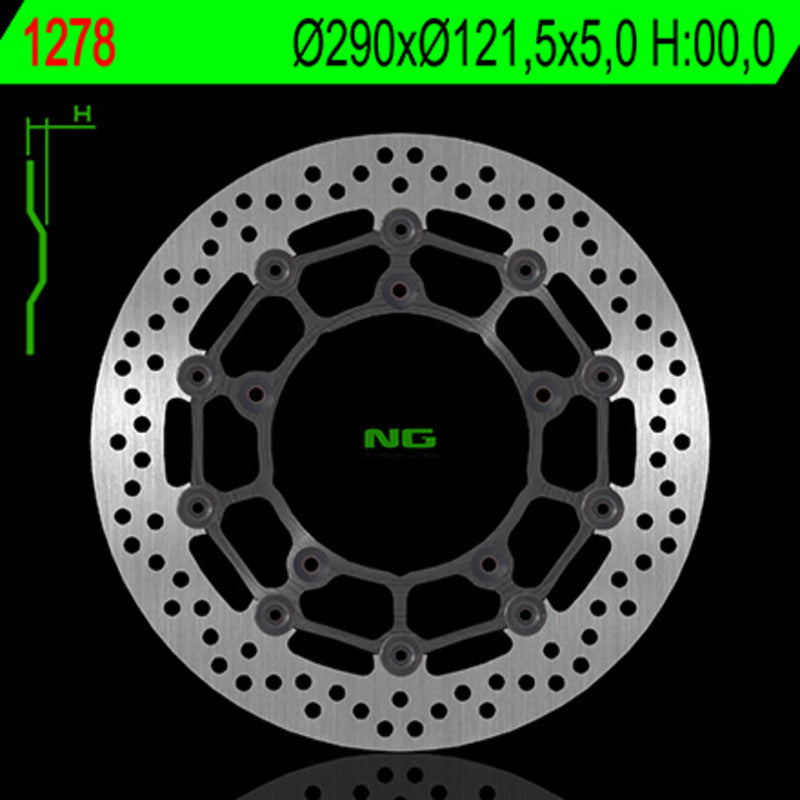 Suzuki Sfv [NG BRAKE DISC] - round floating brake disc