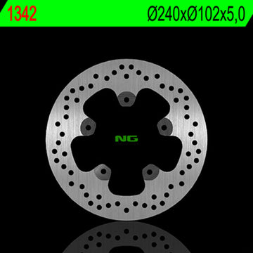 Aprilia Shiver 900 Abs [NG BRAKE DISC] - round rigid brake disc