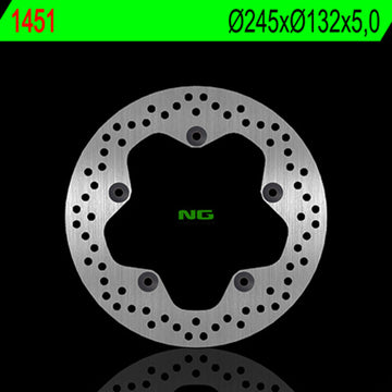 Yamaha Xsr 700 [NG BRAKE DISC] - round rigid brake disc