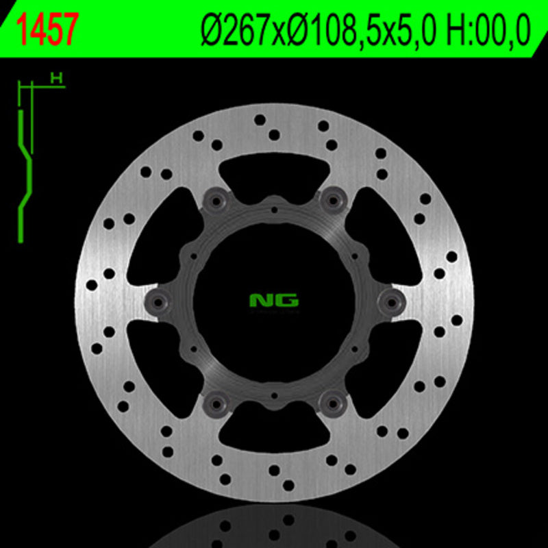 Ktm 1290 Super Adventure S [NG BRAKE DISC] - round floating brake disc
