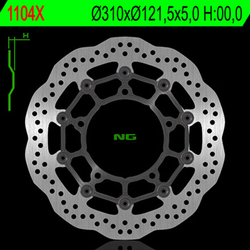 Suzuki Gsr 750 [NG BRAKE DISC] - Wave floating brake disc