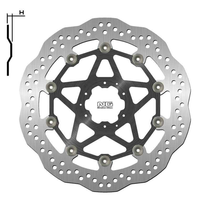 Honda Crf 1100 L Africa Tw [NG BRAKE DISC] - Wave floating brake disc