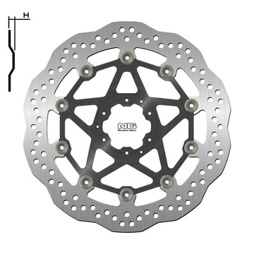 Honda Crf 1000 [NG BRAKE DISC] - Wave floating brake disc