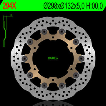 Yamaha Bt 1100 Bulldog [NG BRAKE DISC] - Wave floating brake disc
