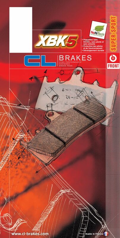Indian for 1200 FR1200 [CL Brakes] - Sinter metal brake pads