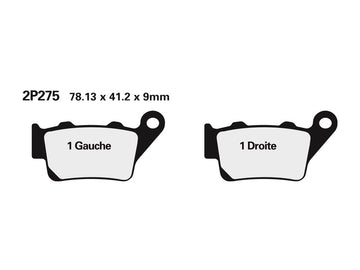 Husqvarna TE 570 [Nissin] - semi -metallic brake pads