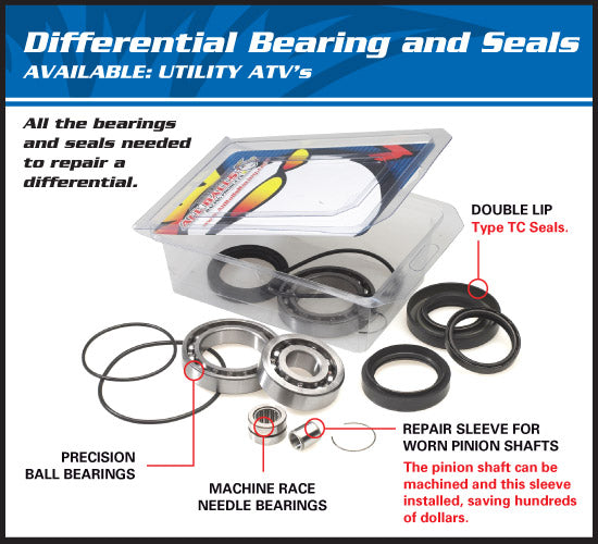 CAN-AM OUTLANDER 500 EFI [2012-2015] - Differenzial Lager & Dichtungssatz
