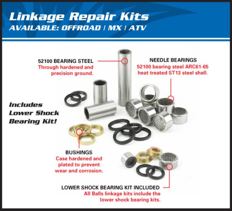 Honda Xr 600 [ALL BALLS] - Suspension Linkage Repair Kit Honda XR250R/600R/650L
