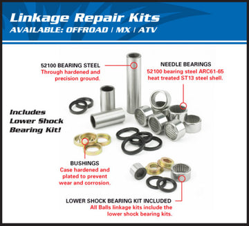 Honda Xr 650 [ALL BALLS] - Suspension Linkage Repair Kit Honda XR250R/600R/650L