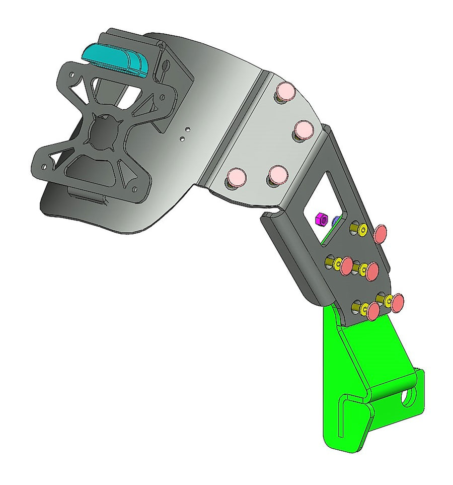 Honda CBR 650 F ABS RC74 [2014-2016] - NUMMERNHALTER ACCESS DESIGN HONDA CB650F