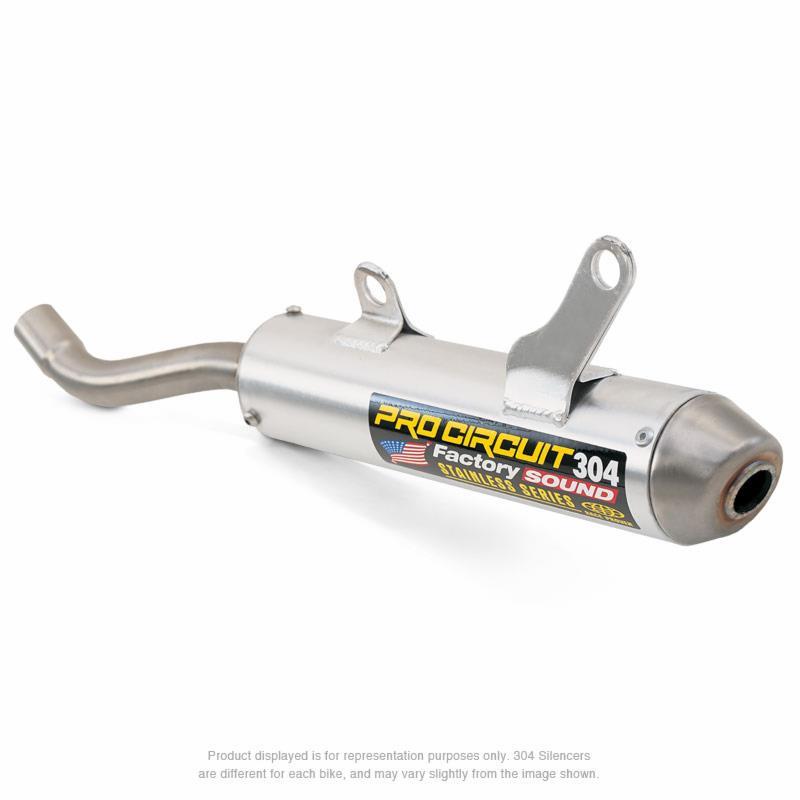 Honda CR 250 R (ME 03) [2002-2003] - 304 silencer brushed aluminum/end cap stainless steel Honda CR250R