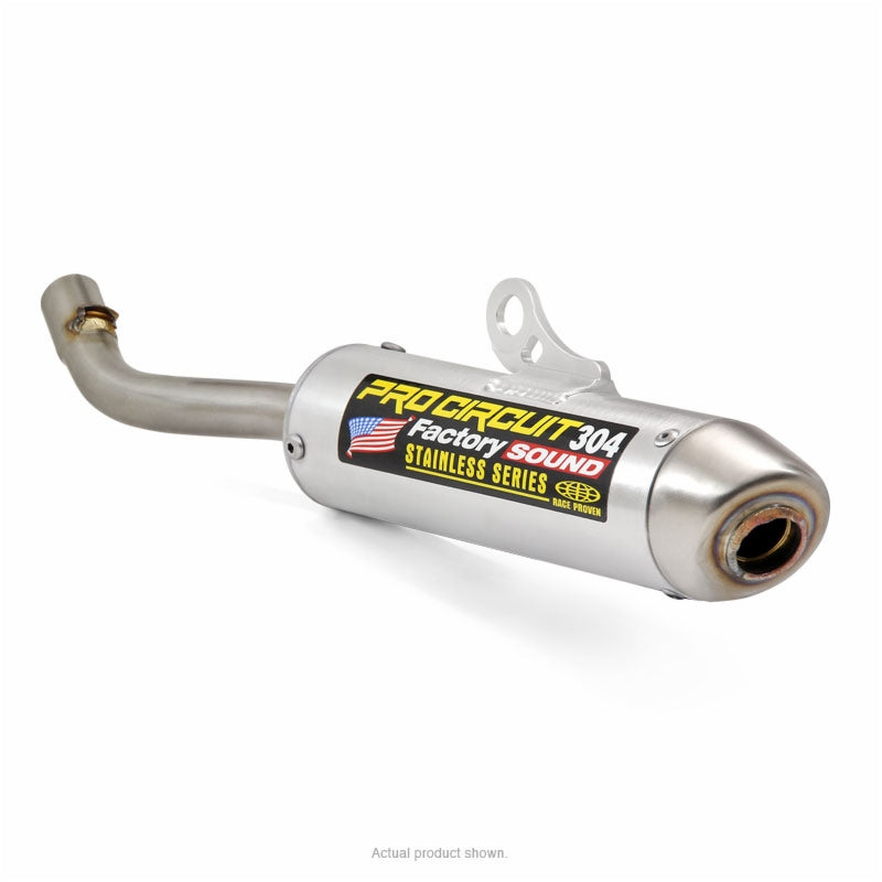 Yamaha TT-R 125 LW BIG Wheels E (CE 21) [2021] - 2-Takter-Schalldämpfer 304 PRO CIRCUIT, gebürstetes Aluminium Yamaha YZ125