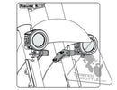 Kawasaki Vn 1700 [DENALI] - Lighting bracket Kawasaki Vulcan/Yamaha Star Cruisers