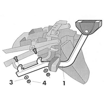 Suzuki Gsf 600 [SHAD] - Top Master mounting kit - Suzuki