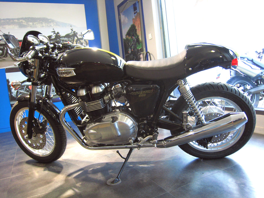 Triumph Scrambler 865 [2009] - license plate holder wheel arch black Triumph Bonneville 900