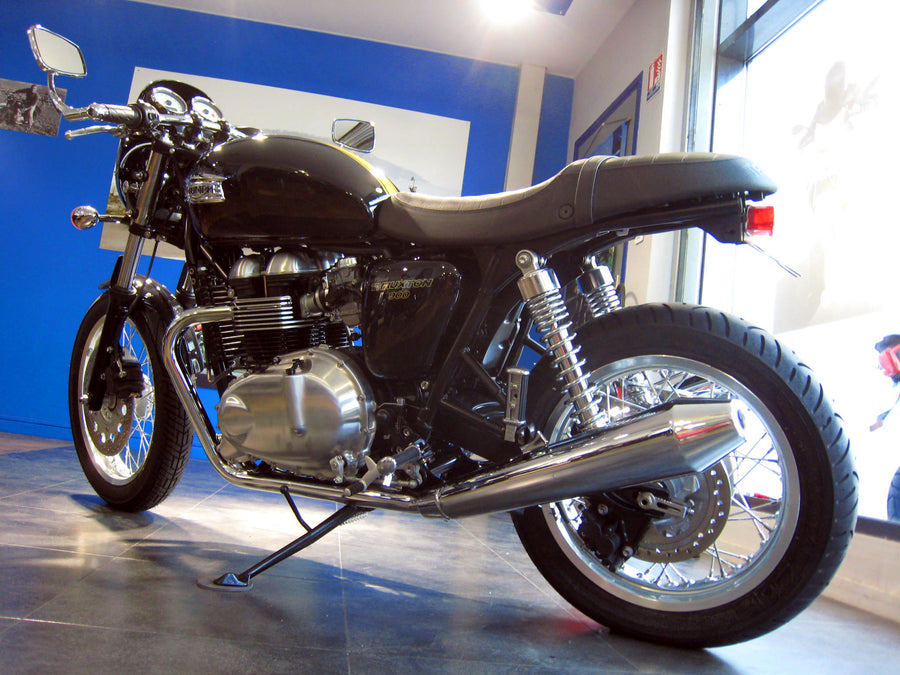Triumph Scrambler 865 EFI [2008-2018] - Kennzeichenhalter Radlauf schwarz Triumph Bonneville 900