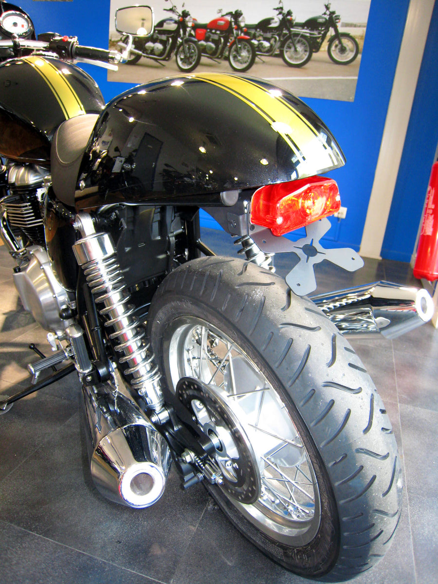 Triumph Scrambler 865 [2009] - license plate holder wheel arch black Triumph Bonneville 900