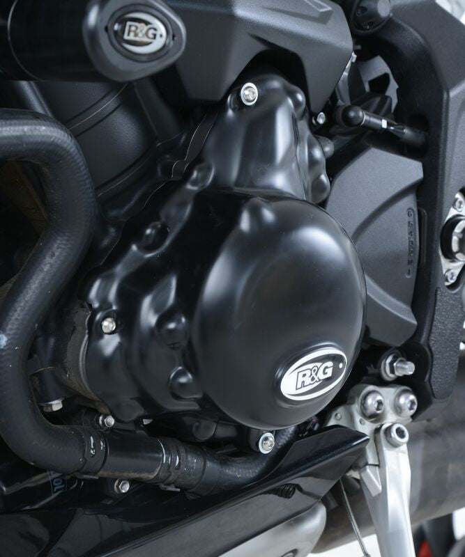Triumph STREET TRIPLE 660 S ABS A2 [2017-2020] - Left Crankcase Cover Protector Black Triumph