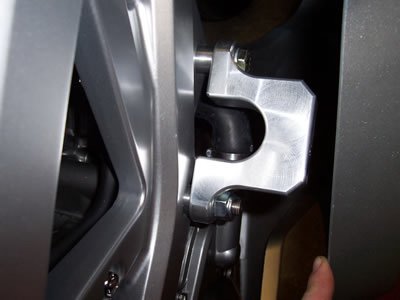 Suzuki SV 650 S [2003-2012] - Aero crash protectors (swingarm bearing) Black Suzuki SV650 Full Faired