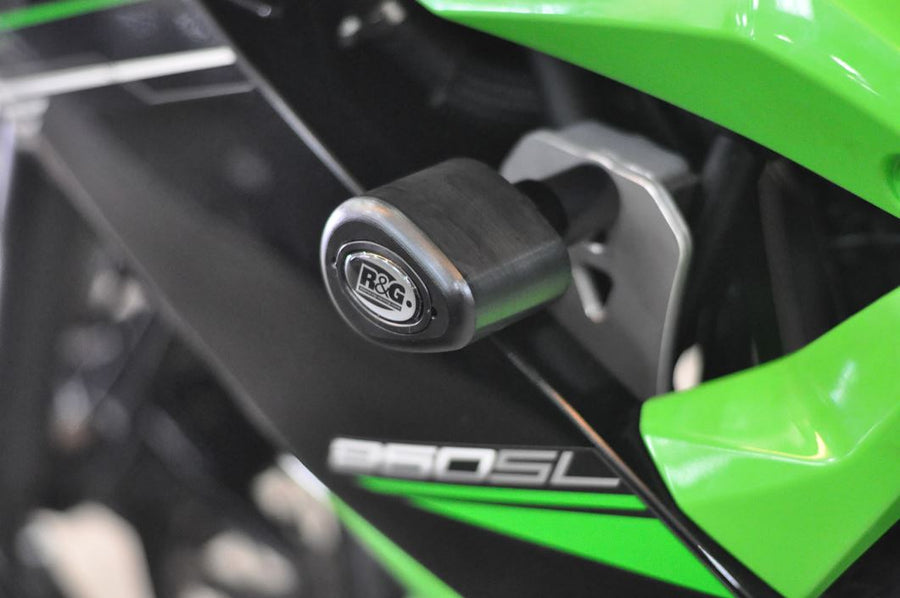 Kawasaki Ninja 125 ABS (BX 125 A) [2019-2023] - Aero crash pads black Kawasaki Ninja 250SL