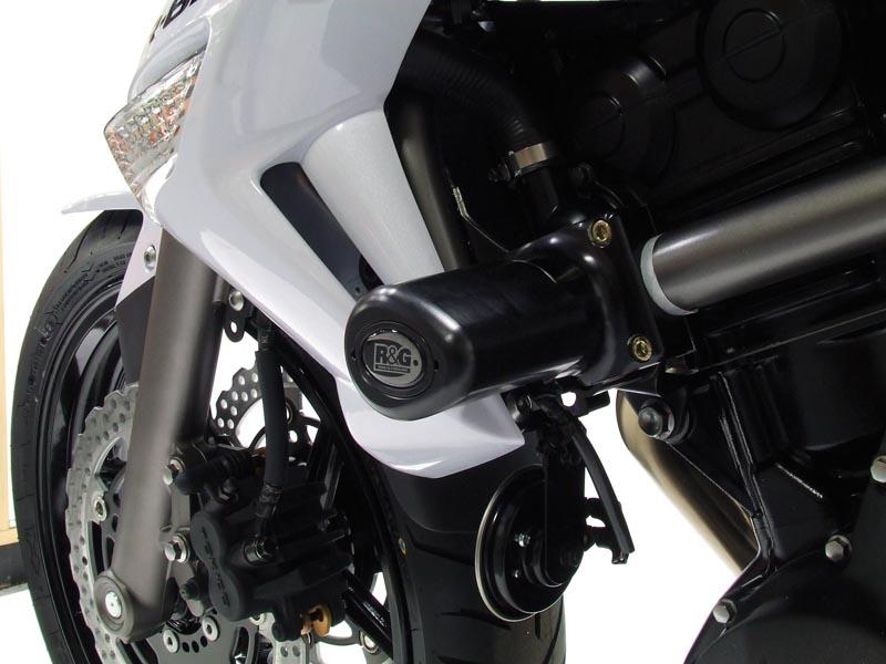 Kawasaki ER-6 F ABS (EX 650 D) [2009-2011] - Aero-Crash-Protektoren Schwarz Kawasaki ER-6 N