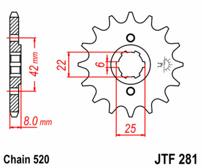 Honda XL 500 S [Jt Sprockets] - motorcycle